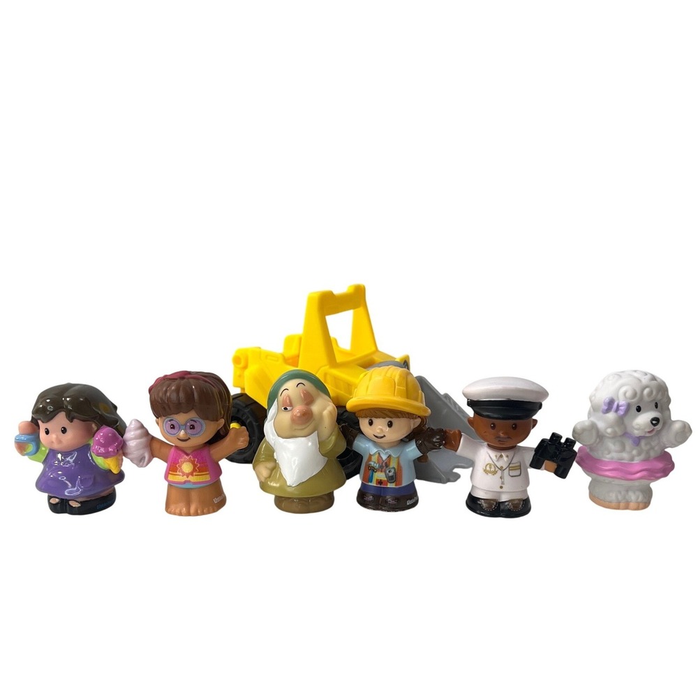 Little People Kids Assorted Figurines Dozer Truck Multicolor Toys Dog Sleepy 6